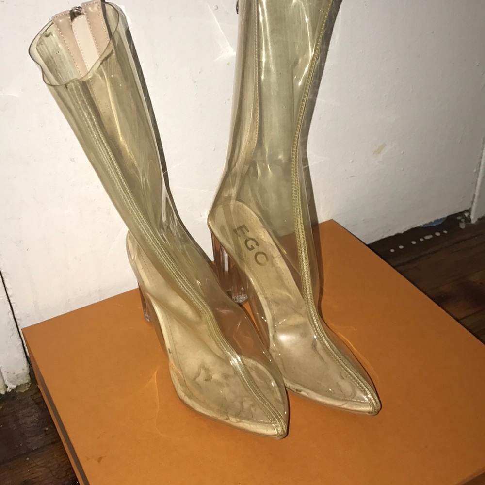 Egoofficial perspex boots